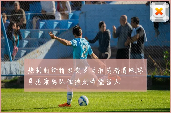 热刺前锋特尔受罗马和黄潜青睐球员愿意离队但热刺希望留人